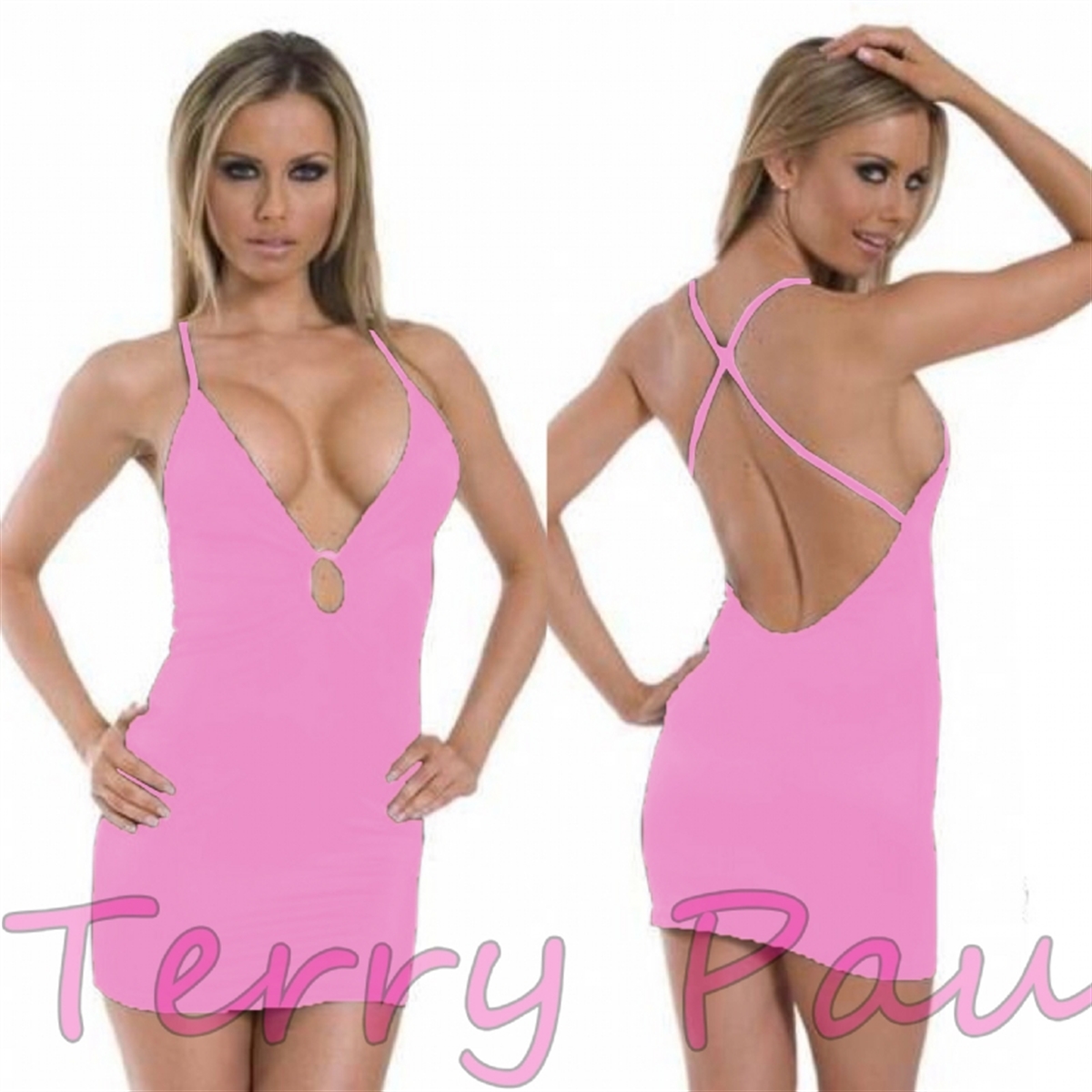Terry Pau TP060940 Mini Elbise
