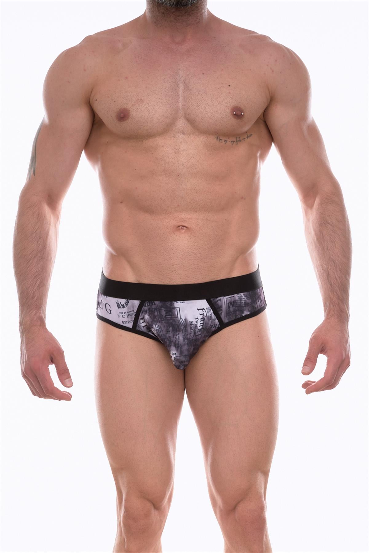 Don Moris Erkek Desenli Jockstrap Çamaşır