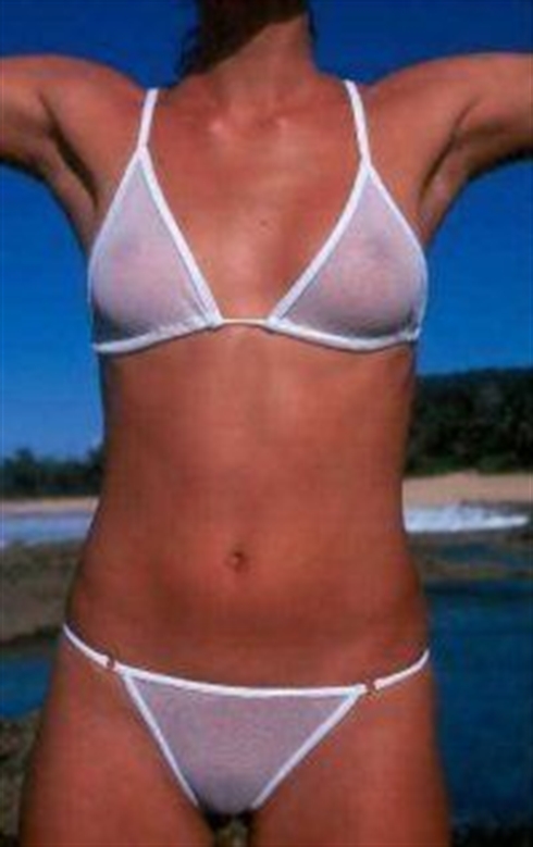 Terry Pau TP060706 Transparan Bikini Takım