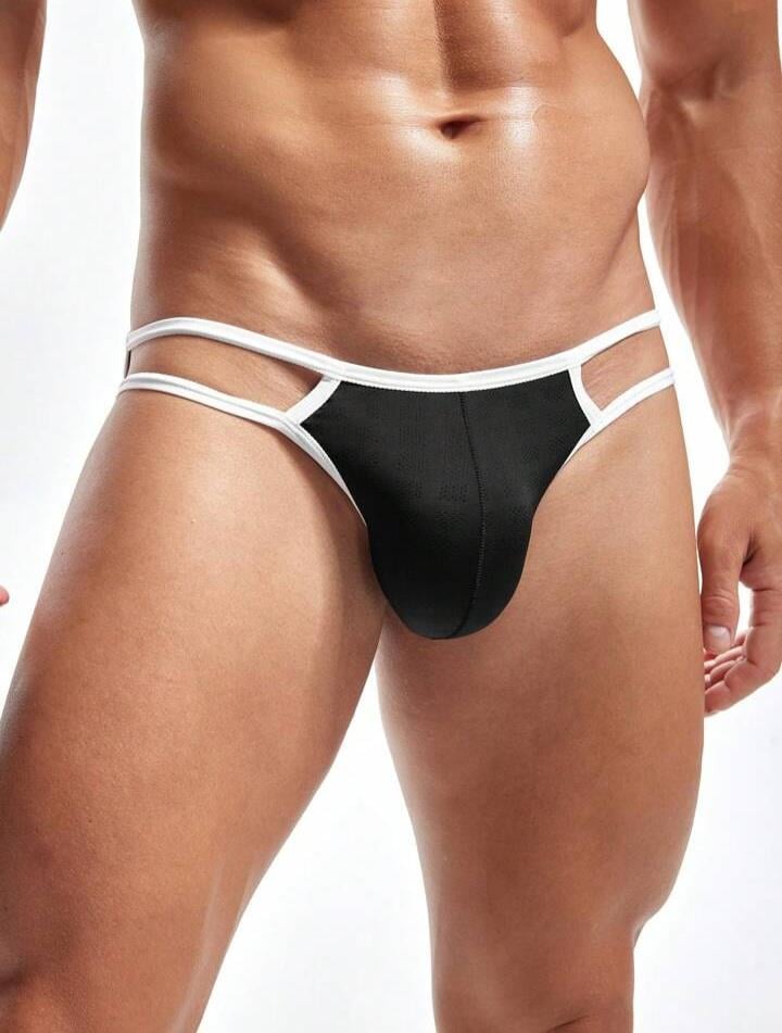 Erkek Beyaz Biyeli Slip İç Giyim