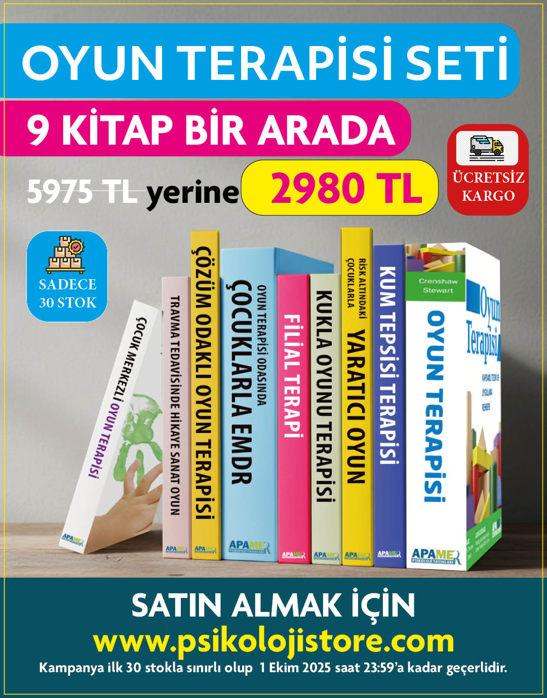 Oyun Terapisi Seti 9 Kitap
