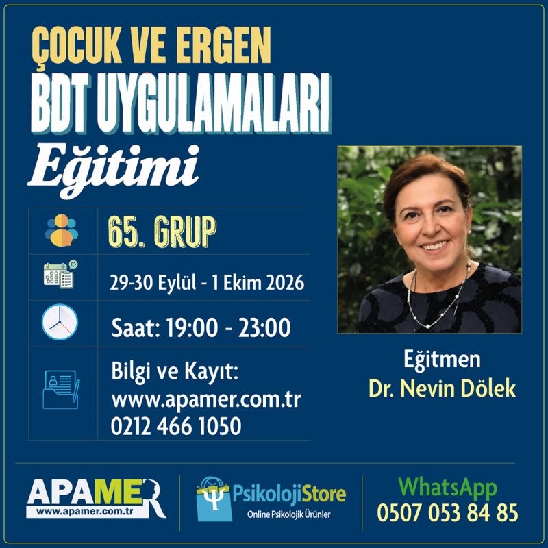 Çocuk Ergen BDT Uygulamaları Eğitimi