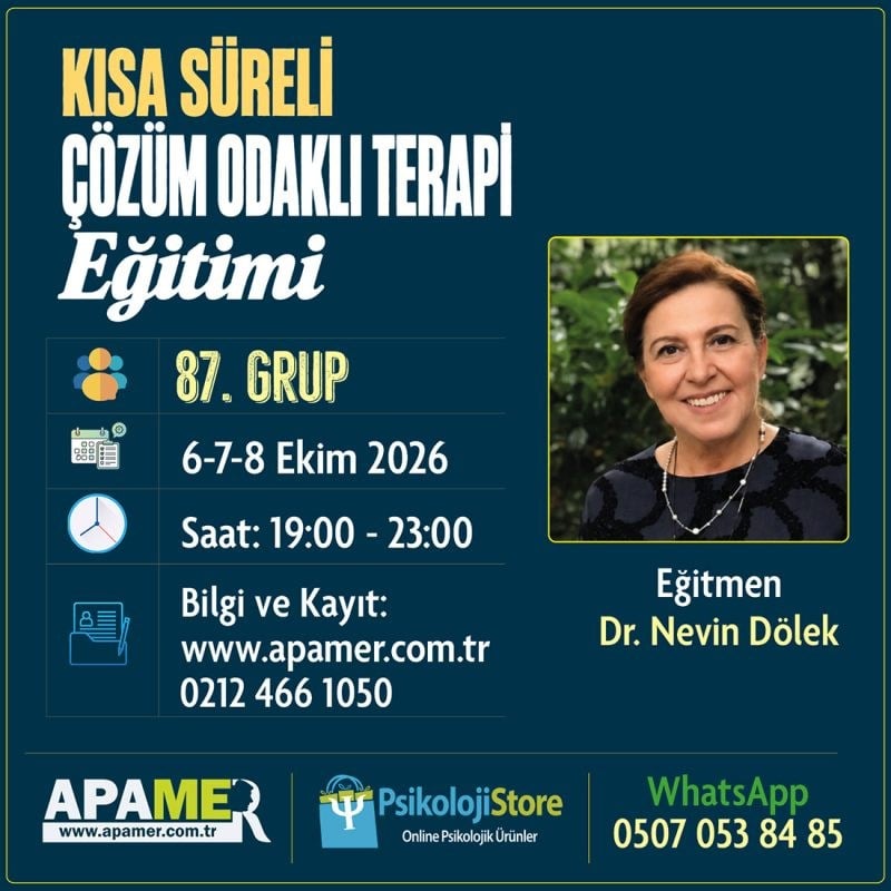 Kısa Süreli Çözüm Odaklı Psikoterapi Eğitimi