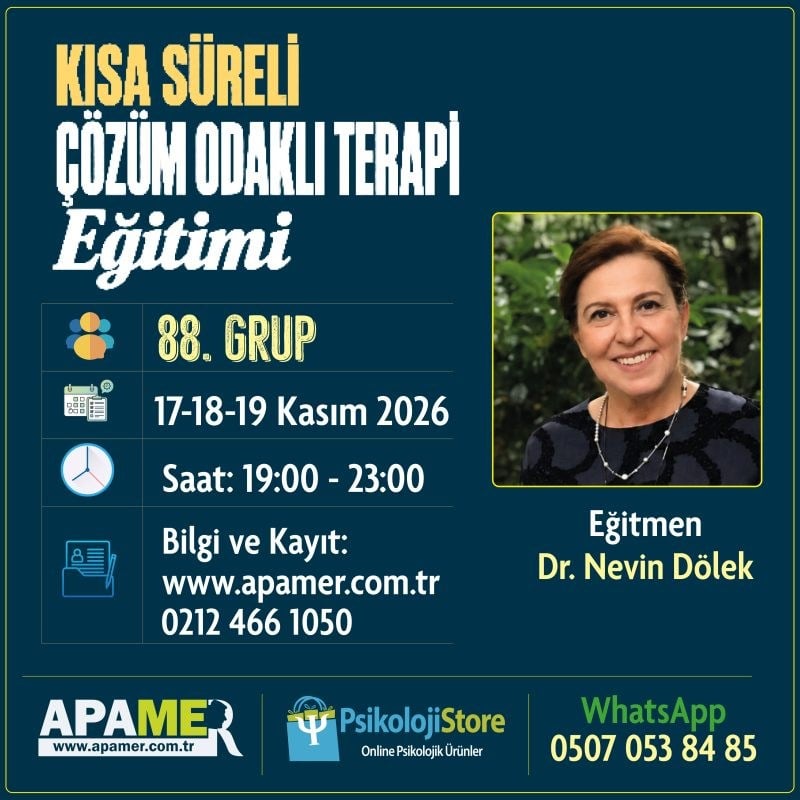 Kısa Süreli Çözüm Odaklı Psikoterapi Eğitimi