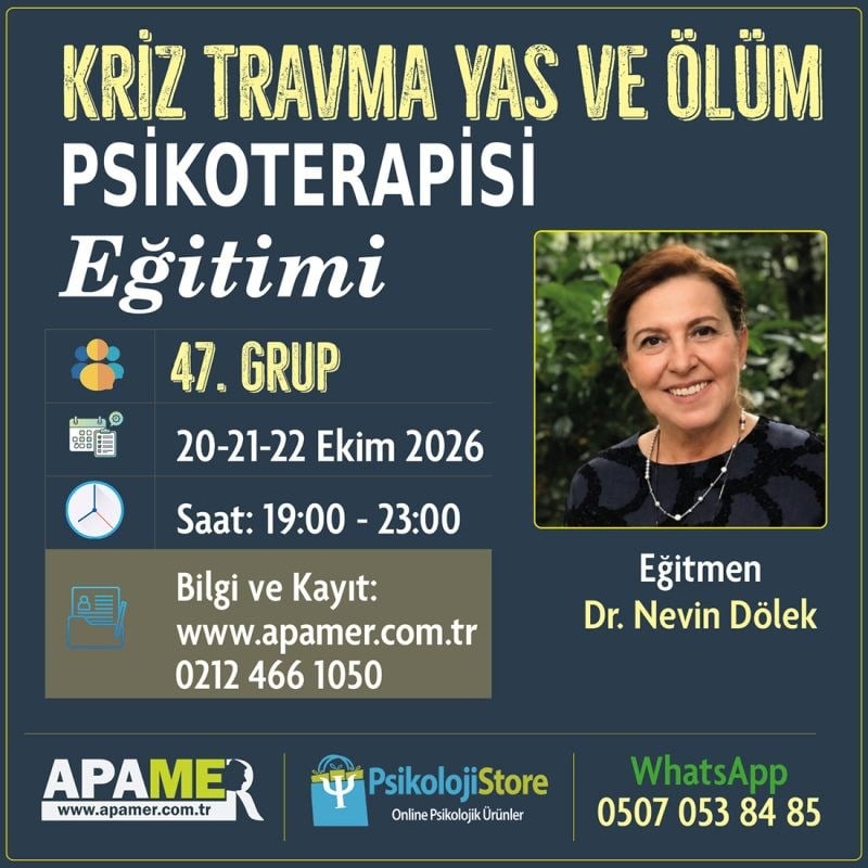 Kriz, Travma, Yas ve Ölüm Psikoterapisi Eğitimi