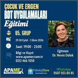 Çocuk Ergen BDT Uygulamaları Eğitimi