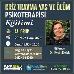 Kriz, Travma, Yas ve Ölüm Psikoterapisi Eğitimi