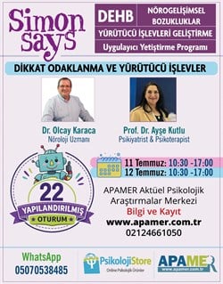 Simon Says Dikkat Odaklanma ve Yürütücü İşlevler Programı