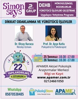 Simon Says Dikkat Odaklanma ve Yürütücü İşlevler Programı