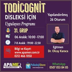 todi COGNİT Disleksi Eğitimi
