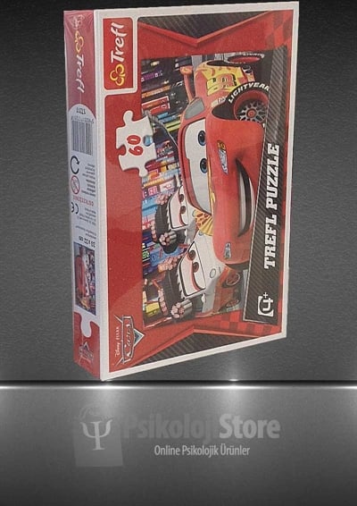Trefl 60 Parça Puzzle Cars 2 Şimşek McQuin