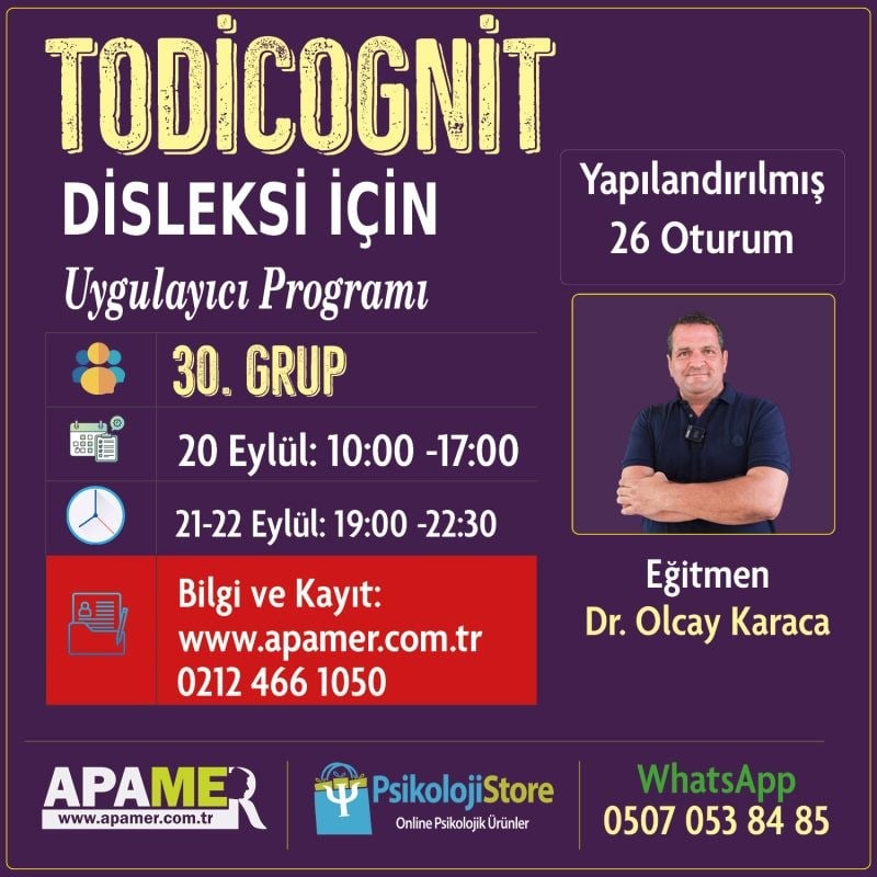 todi COGNİT Disleksi Eğitimi