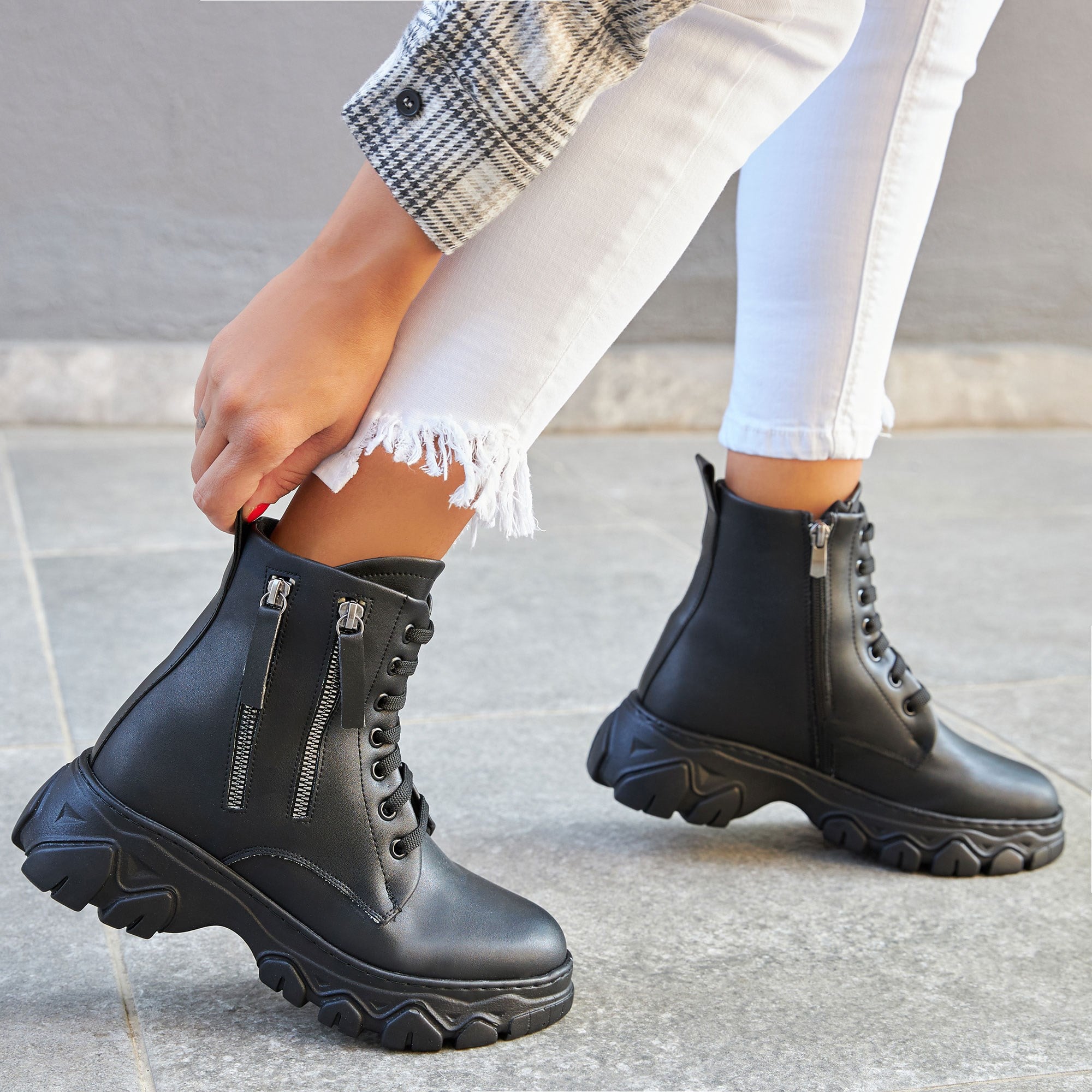 Mazortap S.Deri Siyah 