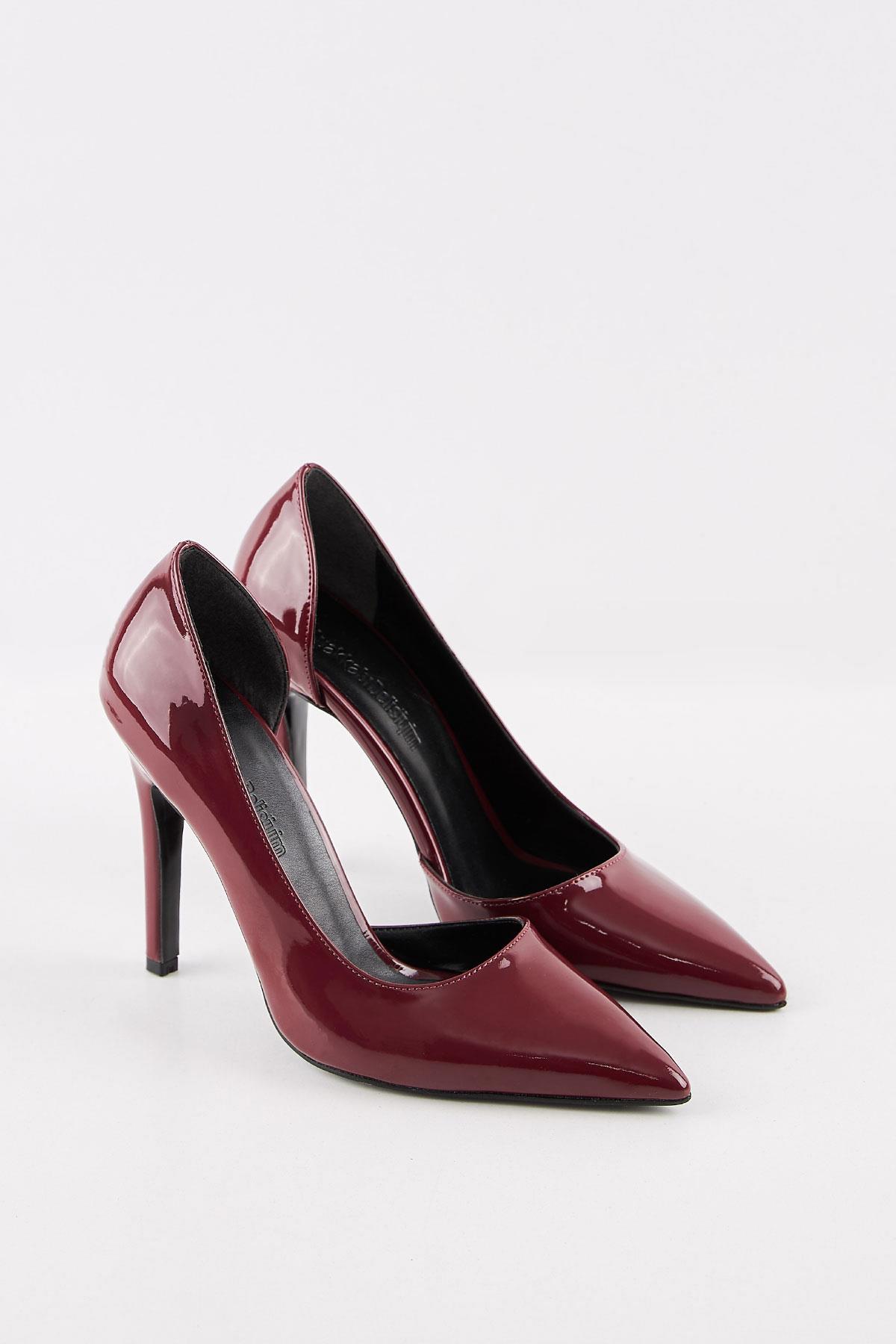 Meloni Rugan Bordo Stiletto