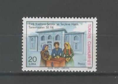 0600 Türk Kadınına Seçme ve Seçilme Hakkının tanınmasının 50.Yılı