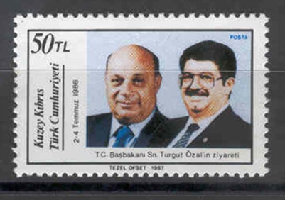 0080 Başbakan Turgut Özalın Kıbrısı Ziyareti