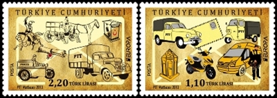 1117 Avrupa-Posta Arabaları ve Posta Araçları