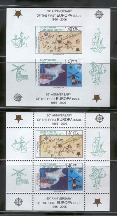 0234 Avrupa Pullarının 50.Yılı - Hatıra Blokları