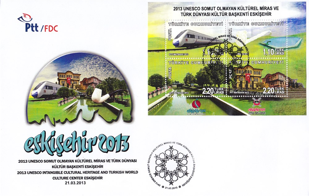 1112 2013 Unesco Somut Olmayan kültürel ve türk Dünyası Kültür Başkenti Eskişehir