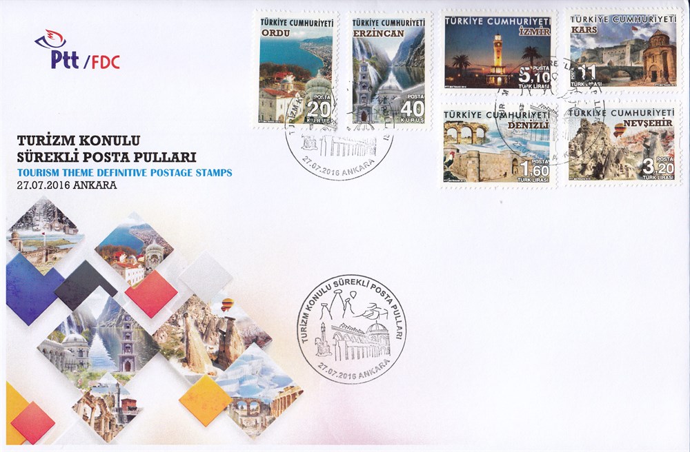 1218 Turizm Konulu Sürekli Posta