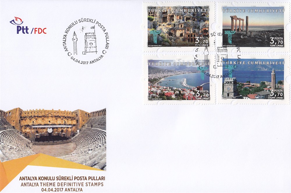 1236 Antalya Konulu Sürekli Posta Seri