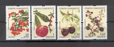 1077 Meyve Konulu Sürekli Posta Pulları