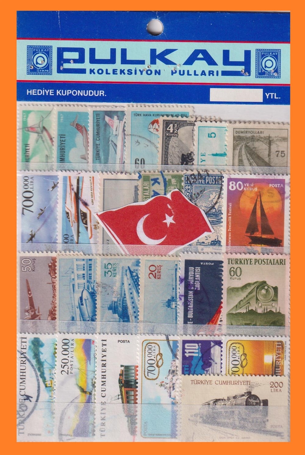 25 ADET TÜRK DAMGALI TAŞIT PULLARI