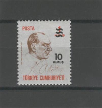 0479 Atatürk 1krş.Üz.10krş.Sürşarj