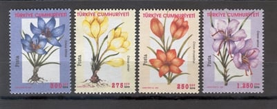 0852 Çiçek Konulu Sürekli Seri