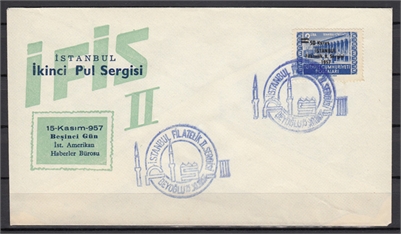 166 İstanbul Filatelik ikinci sergisi (IFIS-2) Siyah Sürsaj