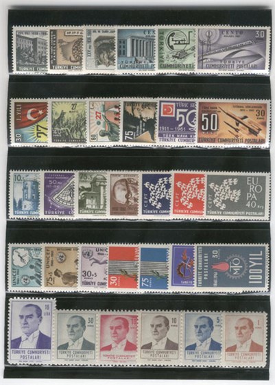 II.Grup Kampanyalı Damgasız Türk Pulları