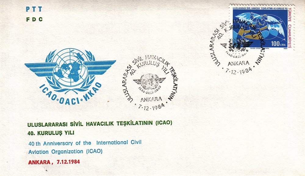 601 Uluslararası Sivil Havacılık Teşkilatının Sergisi-Tanıtım Blok