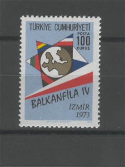 0420 Balkan IV.Pul Sergisi Tanıtma Pulu
