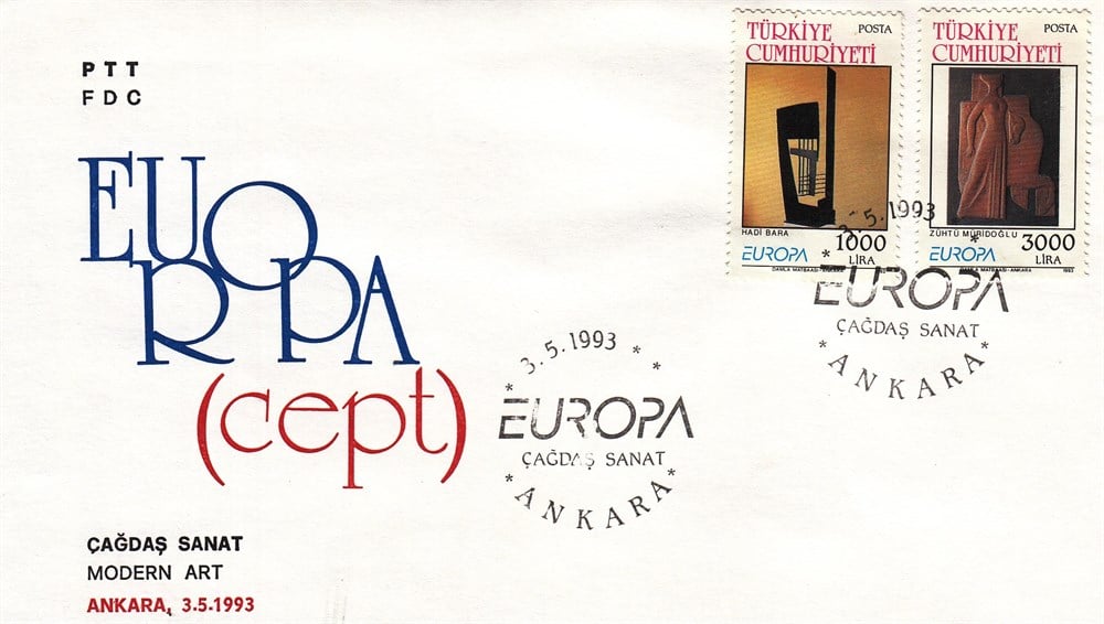 732 Europa CEPT-Çağdaş Sanatlar