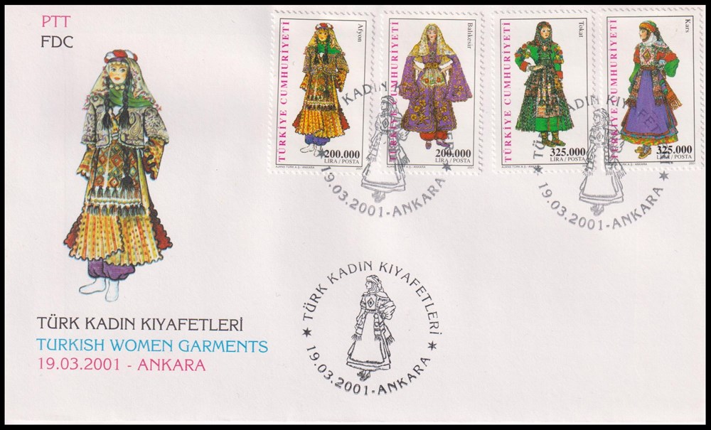 856-Türk Kadın Kıyafetleri