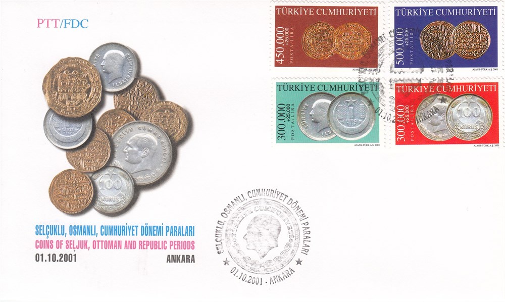 865 Selçuklu-Osmanlı-Cumhuriyet Dönemi Paraları