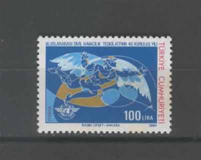 0601 Uluslararası Sivil  Havacılık Teşkilatının ( ICAO ) 40.Kuruluş Yılı