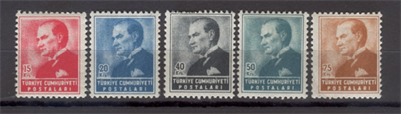0125 Atatürk Posta Serisi