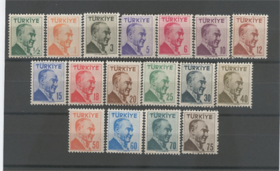 0144 Atatürk Posta Serisi - Tek Çerçeveli