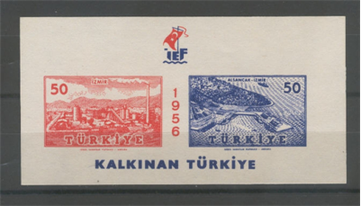 0147 XXV.Uluslararası İzmir Fuarı -Özel Blok