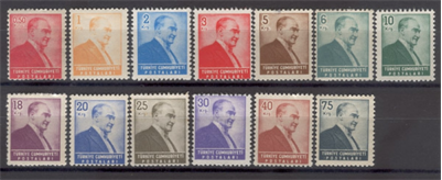 0130 Atatürk Posta Pulları - Yeni Tip