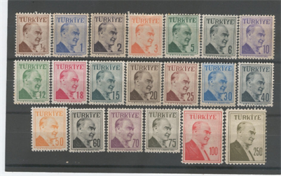 0161 Atatürk Posta Serisi - Çift Çerçeve