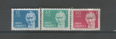 0584 Atatürk Portreli Sürekli Posta Serisi