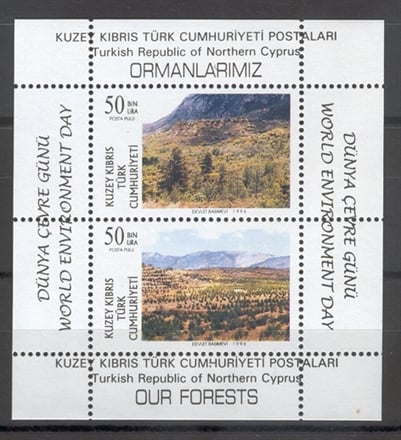0157 Dünya Çevre Günü - Hatıra Bloku