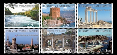 1115 Turizm Konulu Sürekli Posta Pulları