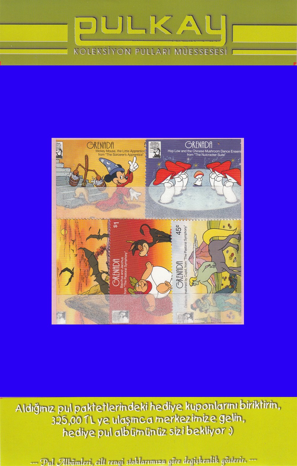 WALT DİSNEY PUL PAKET-04