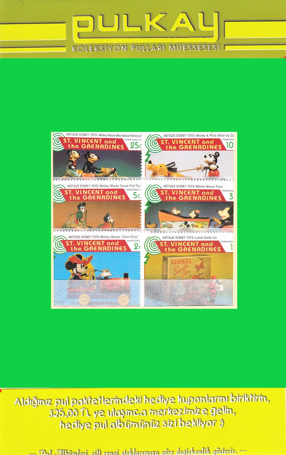 WALT DİSNEY PUL PAKET-05