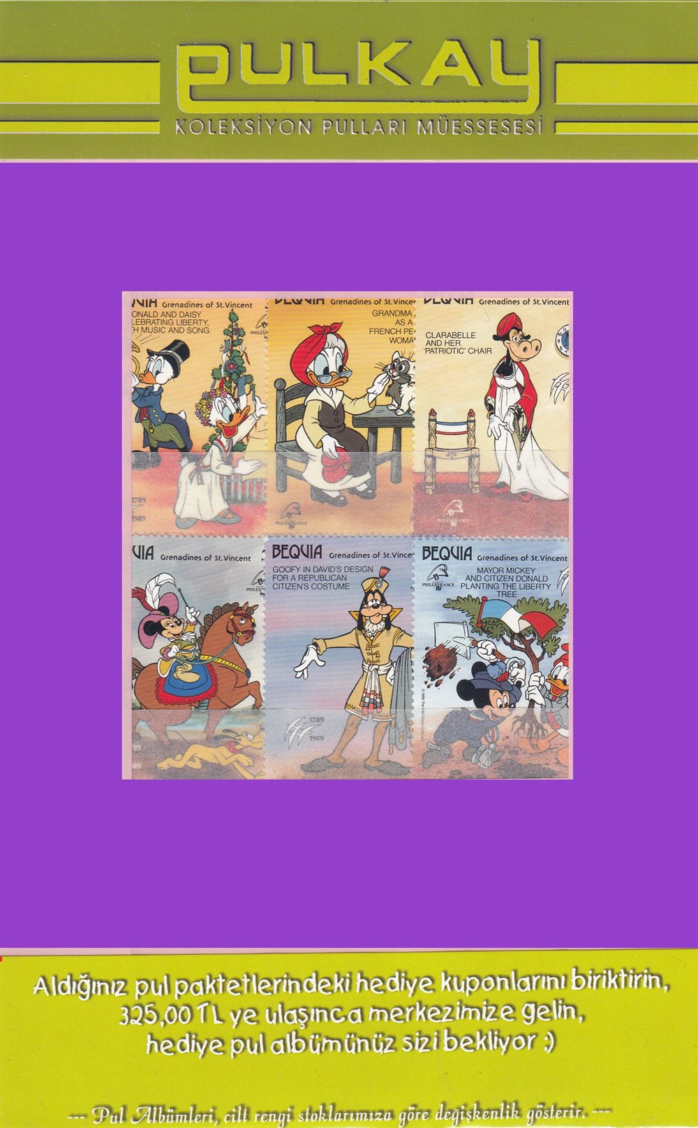 WALT DİSNEY PUL PAKET-12
