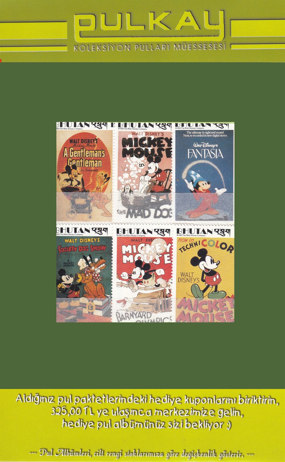 WALT DİSNEY PUL PAKET-21