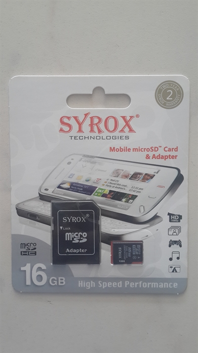 Syrox 16 gb Micro Sd Hafıza Kartı